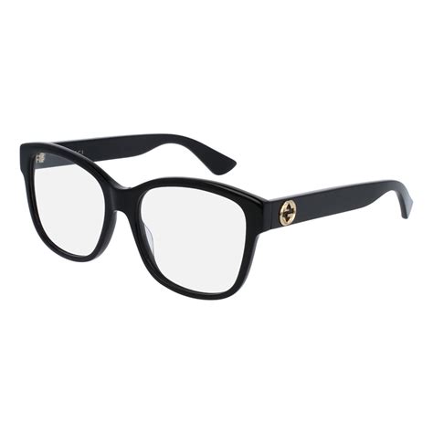 occhiali acetate gucci shiny black|Gucci GG0038O eyeglasses for women in Shiny Black .